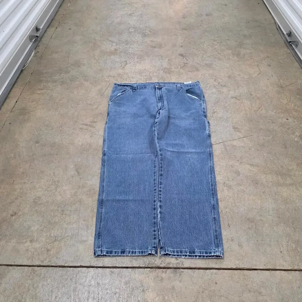 Vintage Y2K Baggy Wrangler Denim Jeans (40x30)